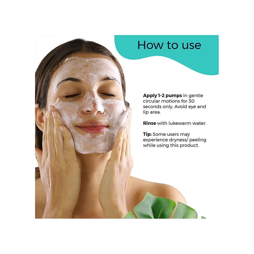 Pilgrim Salicylic & Glycolic Acid Foaming Face Wash - Pack of 3 : 3 x 120 ml