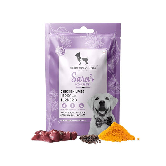 HUFT Sara's Chicken Liver Jerky With Turmeric : 70 g
