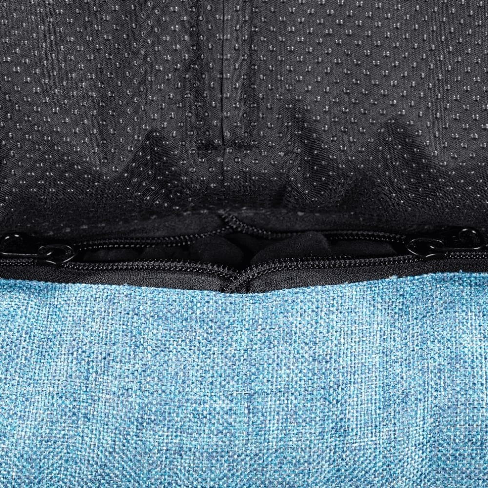 HUFT Cotton Twill Nesting Nook Dog Pet Mattress (Blue) : Large