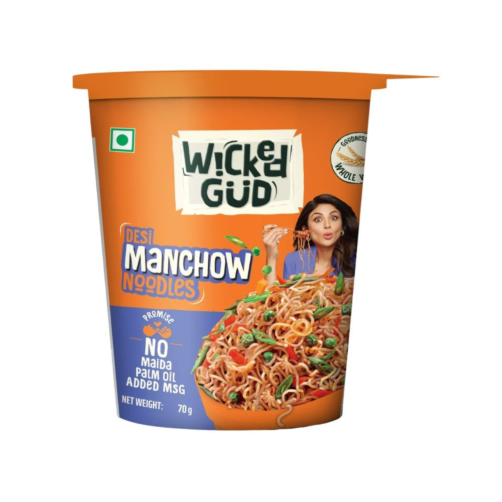 WickedGud Desi Manchow Cup Noodles : 70 g