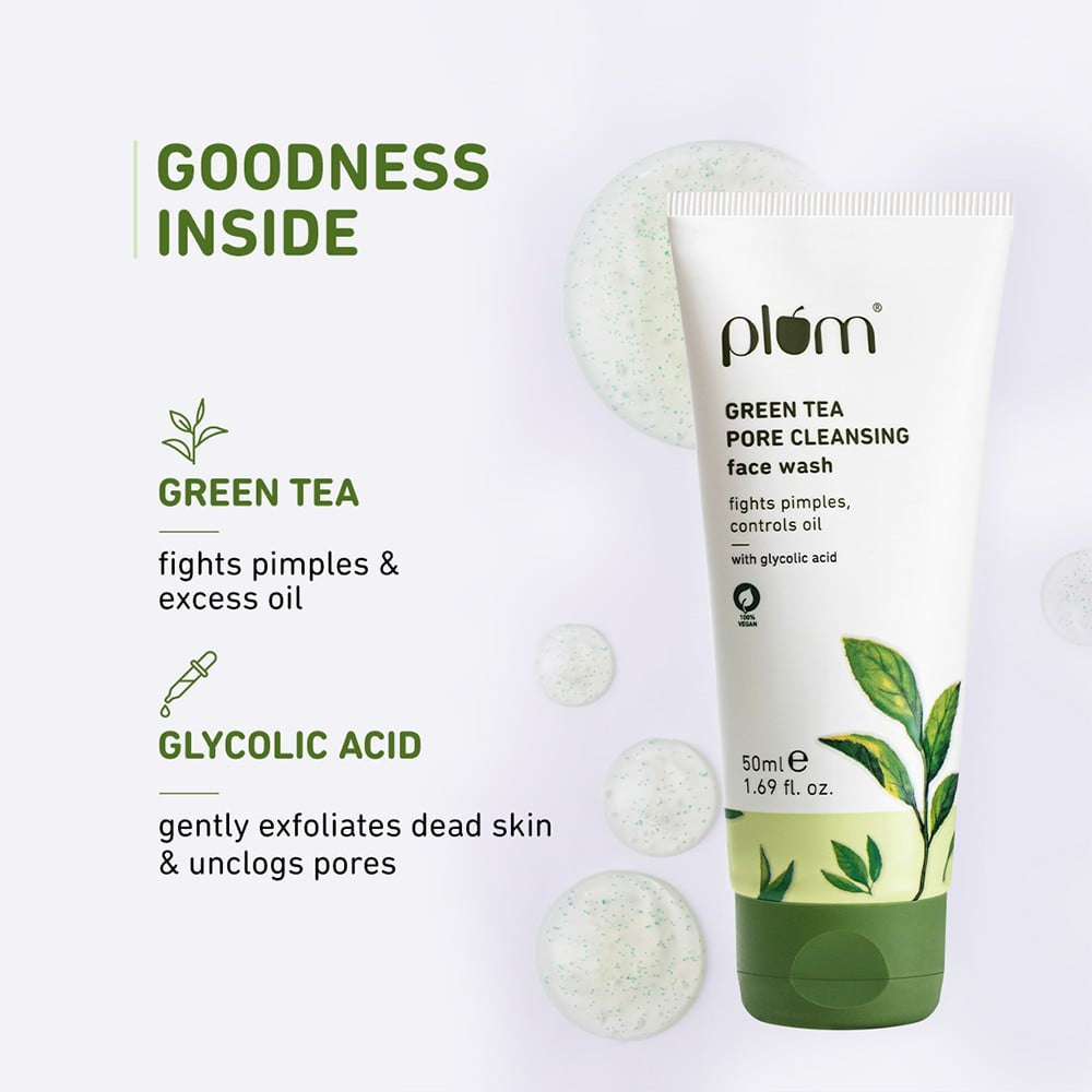 Plum Green Tea Pore Cleansing Face Wash : 50 ml