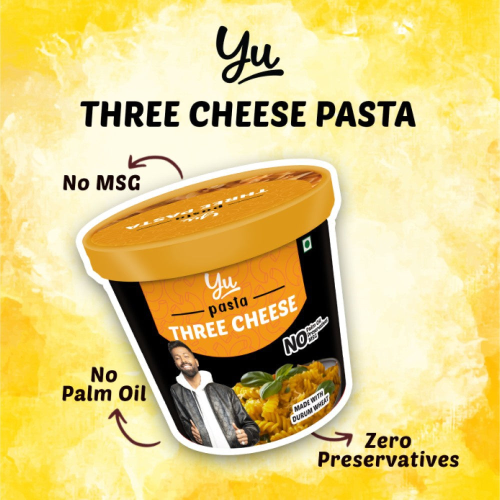 Yu Three Cheese Instant Pasta Cup : 65 g