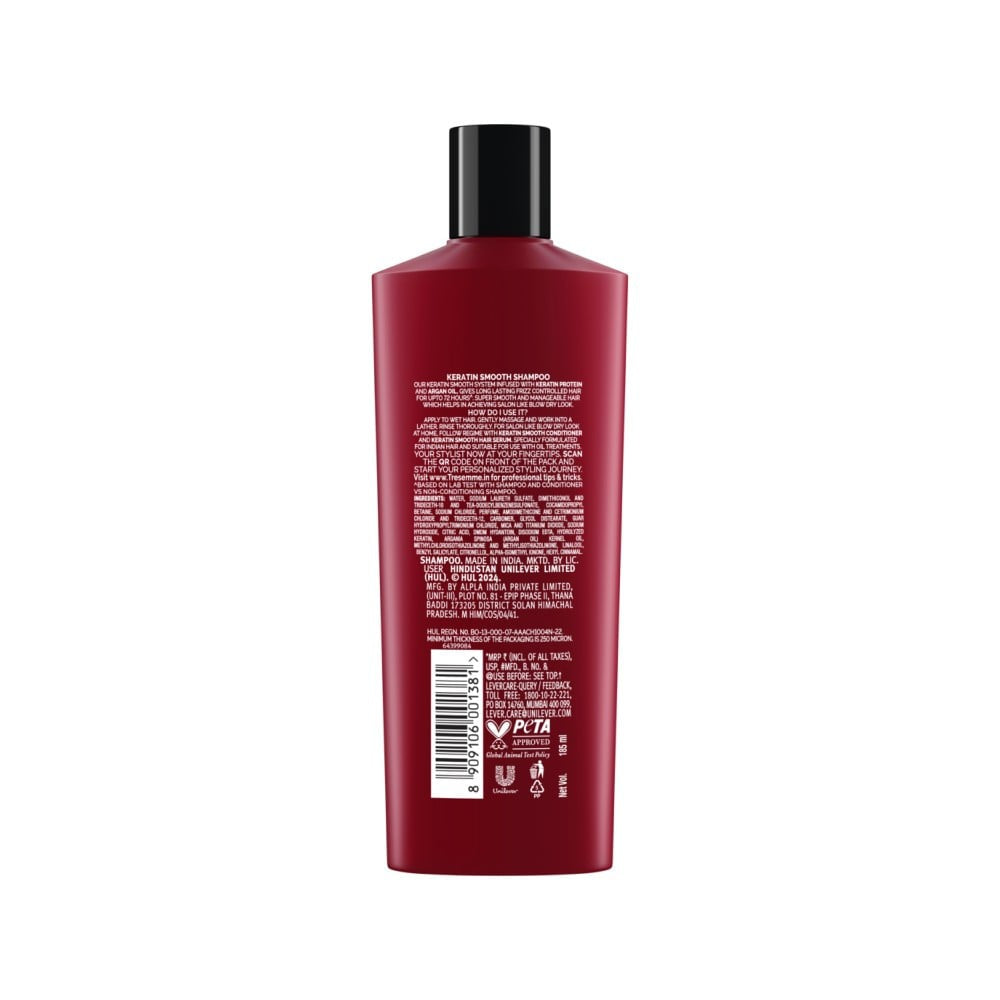 Tresemme Keratin Smooth Shampoo : 180 ml
