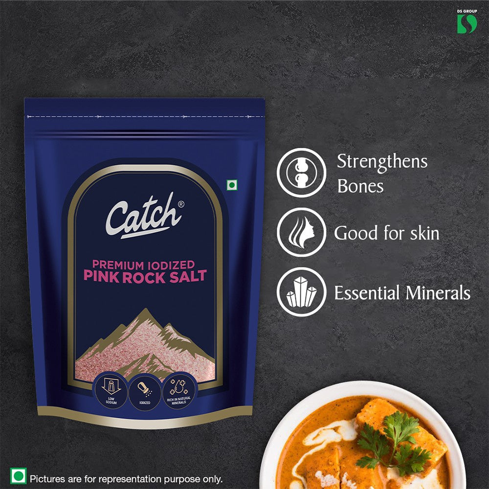 Catch Premium Pink Rock Salt / Sendha Namak (Sendha Namak) : 1 kg