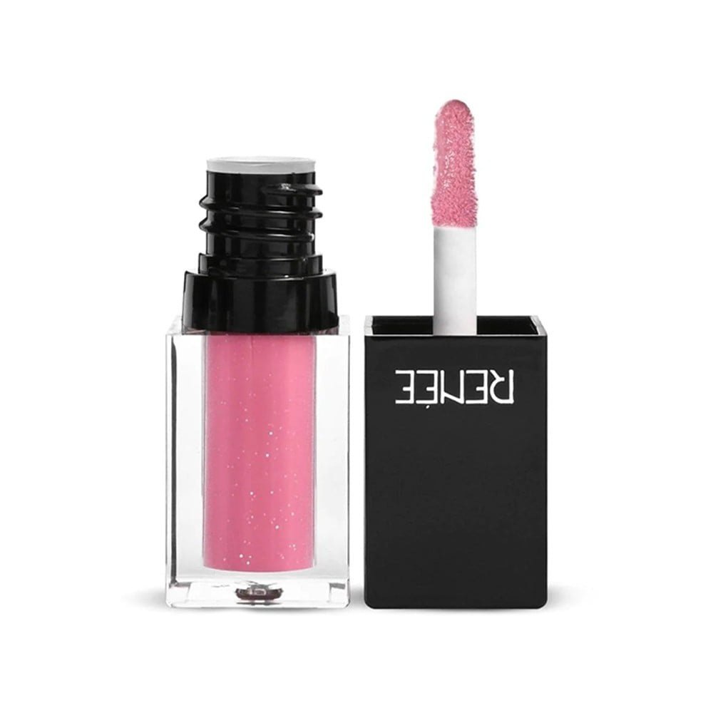 Renee See Me Shine Lip Gloss (Pink Pow-Wow) + See Me Shine Lip Gloss (Pucker Up Peach) Combo : 2.5 ml + 2.5 ml