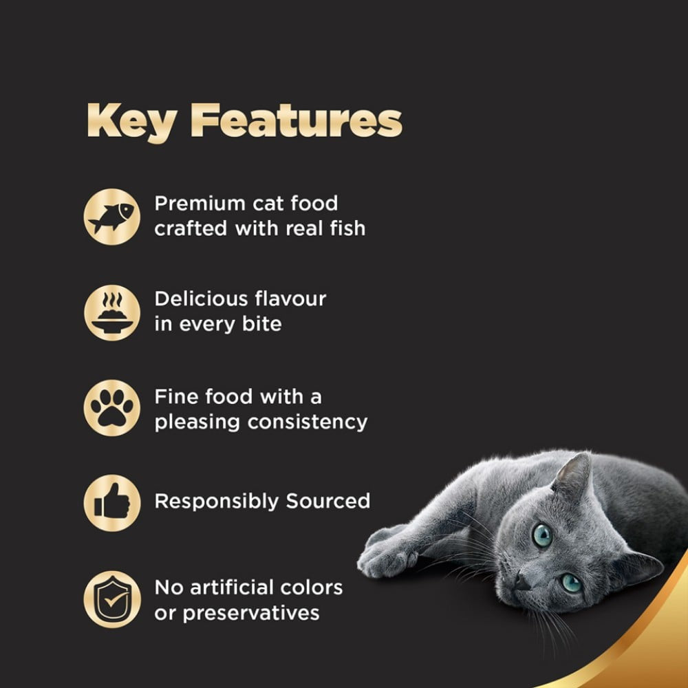 Sheba Adult Wet Cat Food, Chicken & Tuna In Gravy - Pack of 2 : 2 x 70 g