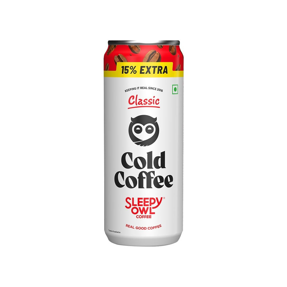 Sleepy Owl Classic Cold Coffee Can : 200 ml