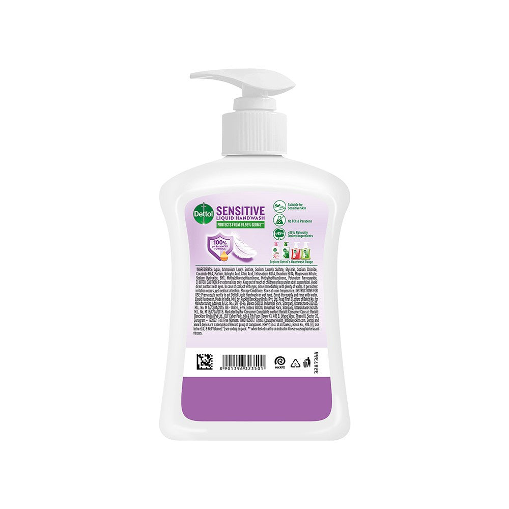 Dettol pH-Balanced Sensitive Hand Wash : 200 ml