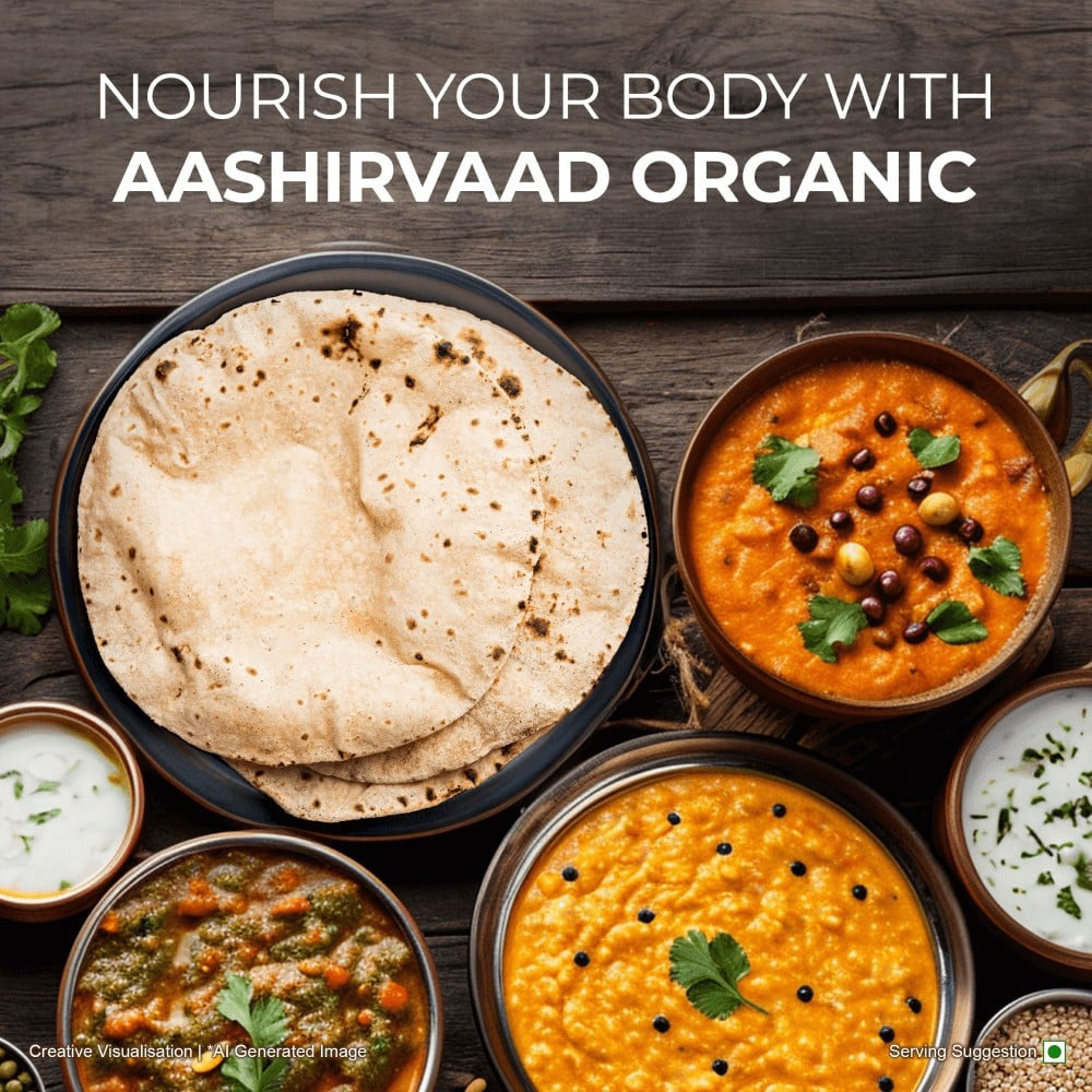 Aashirvaad Organic Atta : 5 kg
