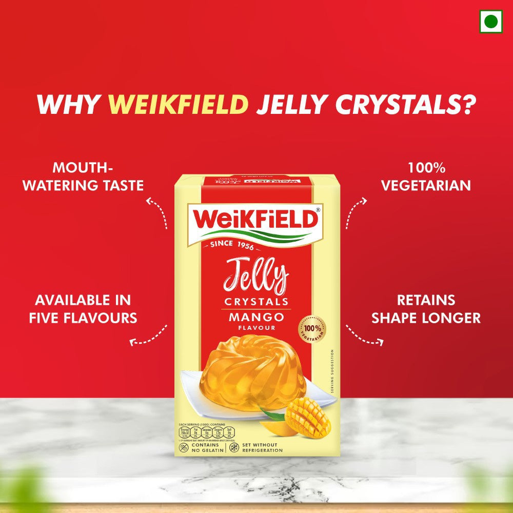 Weikfield Mango Jelly Mix - Pack of 2 : 2 x 90 g