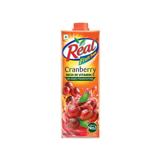 Real Fruit Power Cranberry Juice : 1 ltr