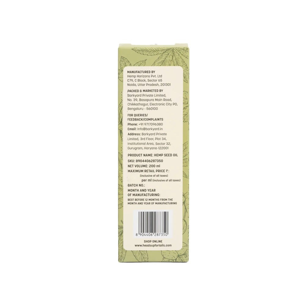 HUFT Multipurpose Hemp Seed Oil For Dog + Food Topper Chicken Liver With Organic Turmeric Dog Treat Combo : 200 ml + 70 g