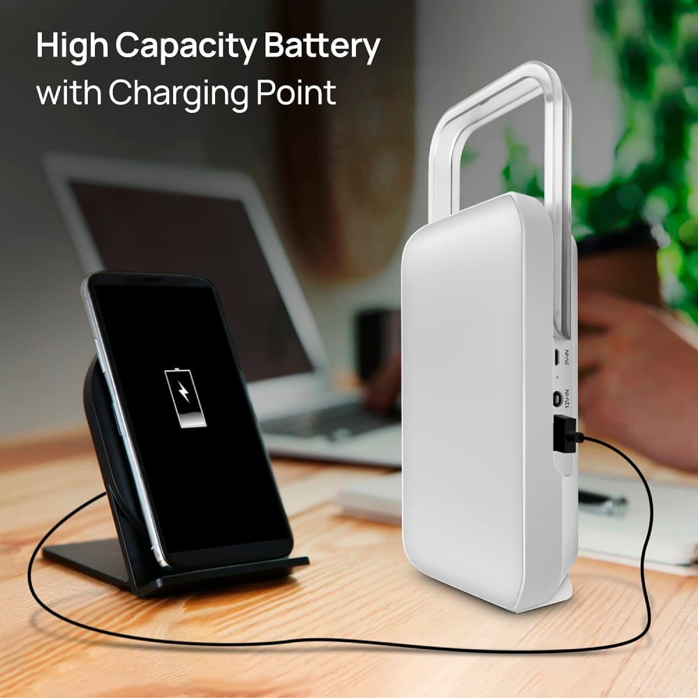 Wipro Safari Rechargeable LED 15W Emergency Light (Cool White) : 1 unit