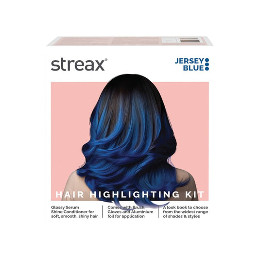 Streax Highlighting Hair Colour Kit (Jersey Blue) : 1 pack