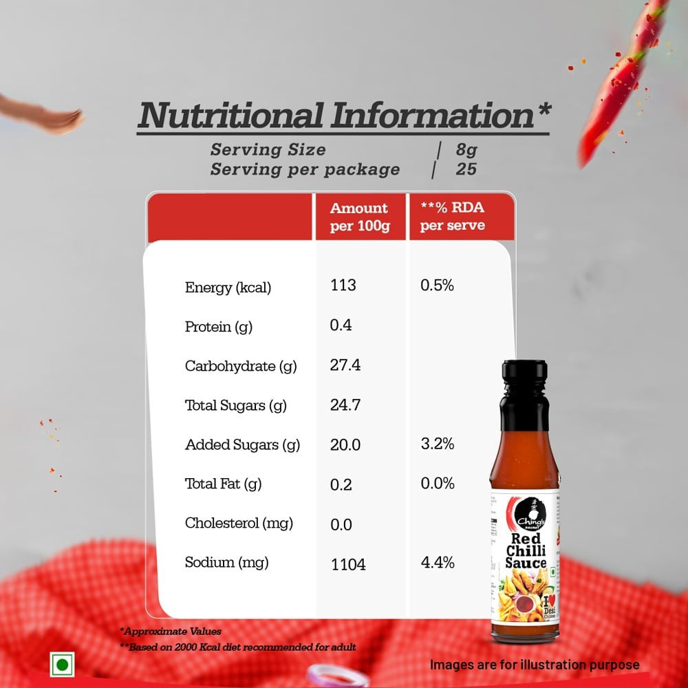 Ching's Secret Veg Hakka Noodles + Red Chilli Sauce, Bold, Fiery & Aromatic Combo : 140 g + 200 g