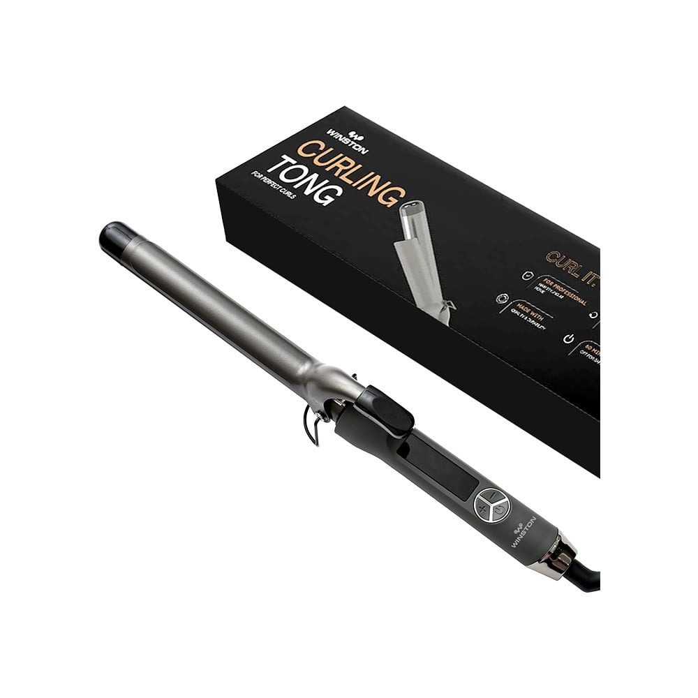 Winston Hair Curler Tong for Women (Grey, 60W) : 1 unit