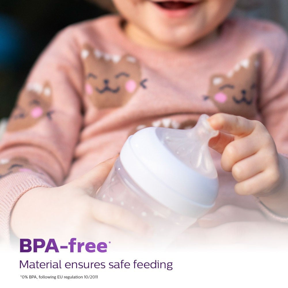 Philips Avent Natural Slow Flow Feeding Nipple 1+ Month : 1 pack (2 pieces)