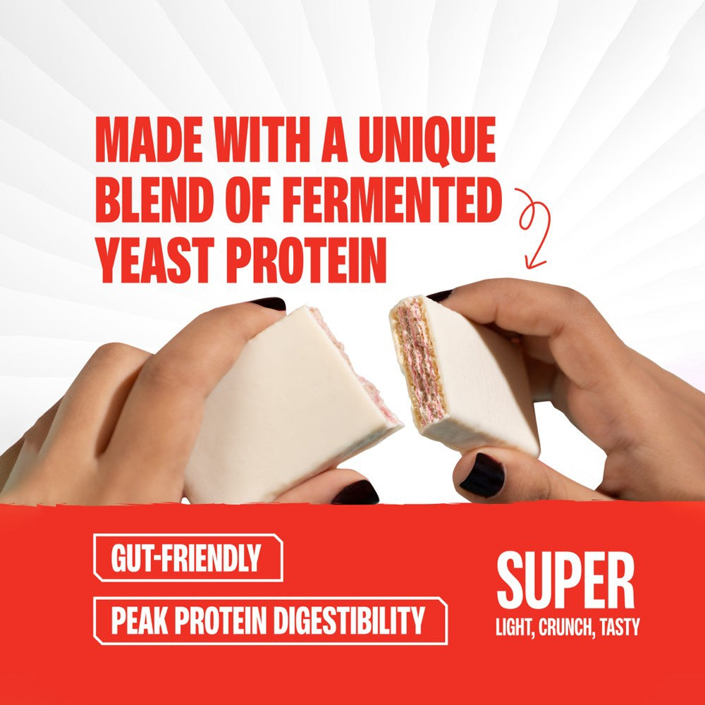 SuperYou Strawberry Creme Wafer Protein Bar - Pack of 2 : 2 x 40 g
