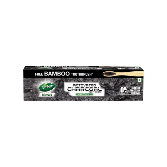 Dabur Herbs Activated Charcoal Herbal Toothpaste With Mint : 120 g