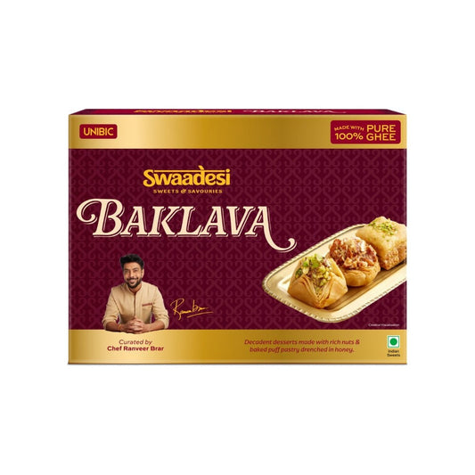 100% Pure Ghee Baklava by Unibic : 200 g