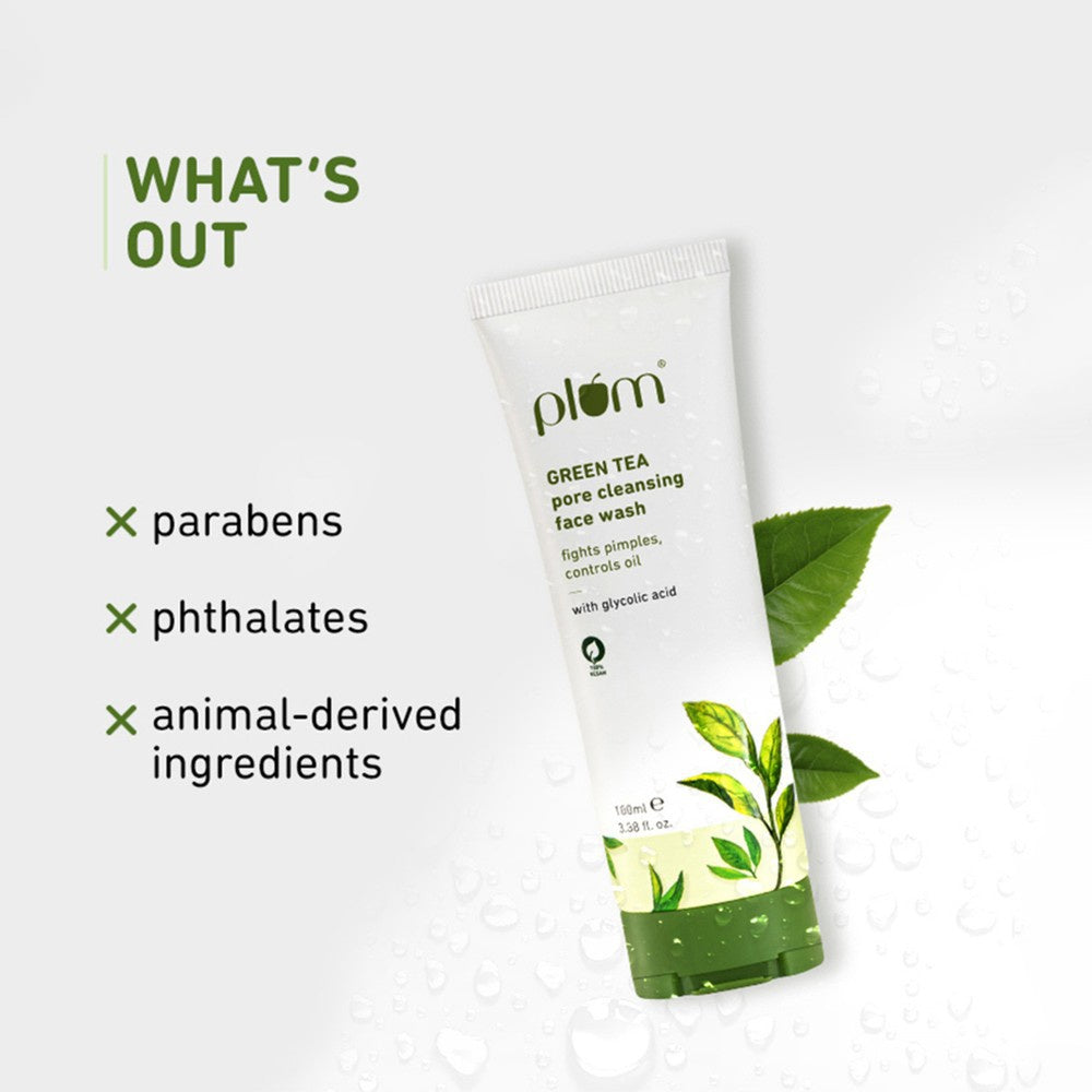 Plum Green Tea Pore Cleansing Face Wash - Pack of 2 : 2 x 100 ml