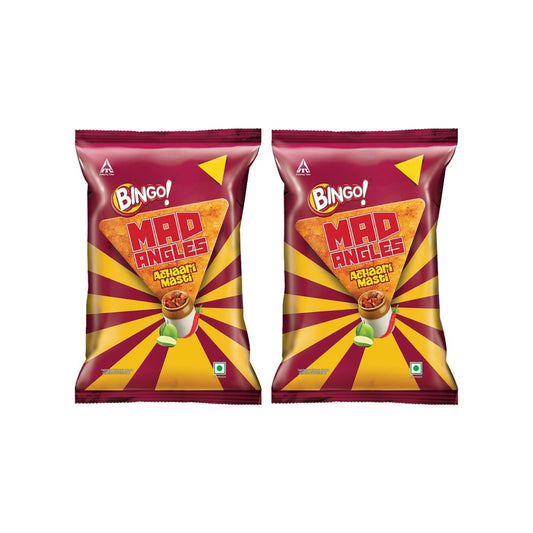 Bingo Mad Angles Achaari Masti Crisps - Pack of 2 : 2 x 117 g