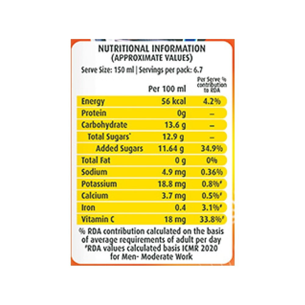 Real Fruit Power Cranberry Juice : 1 ltr
