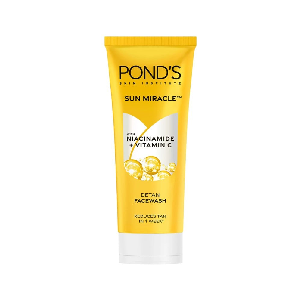 Pond's DeTan Face Wash with Niacinamide & Vitamin C : 100 g