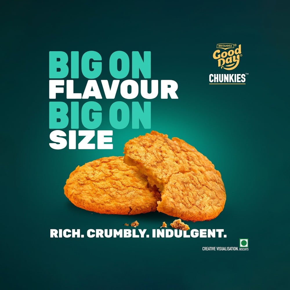 Britannia Good Day Chunkies Tropical Coconut Cookies - Pack of 3 : 3 x 100 g