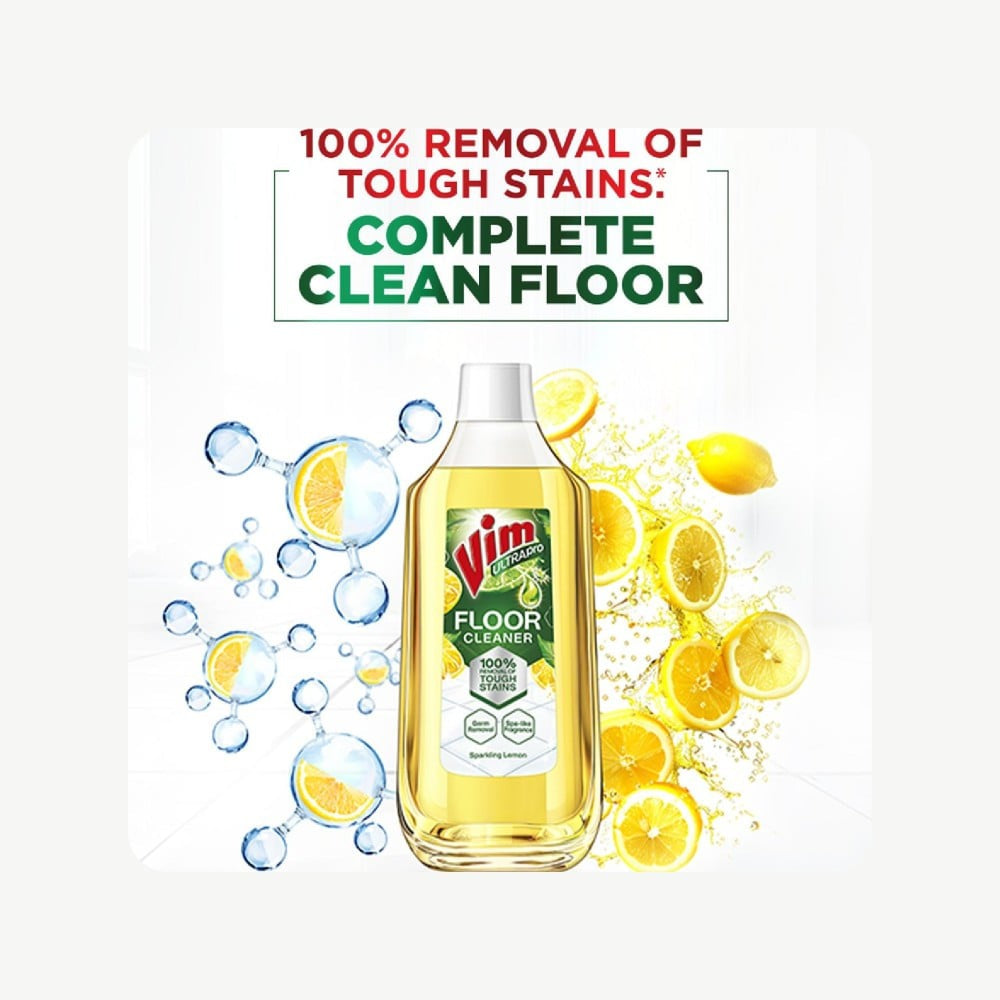 Vim Ultrapro Floor Cleaner - Sparkling Lemon : 1 ltr