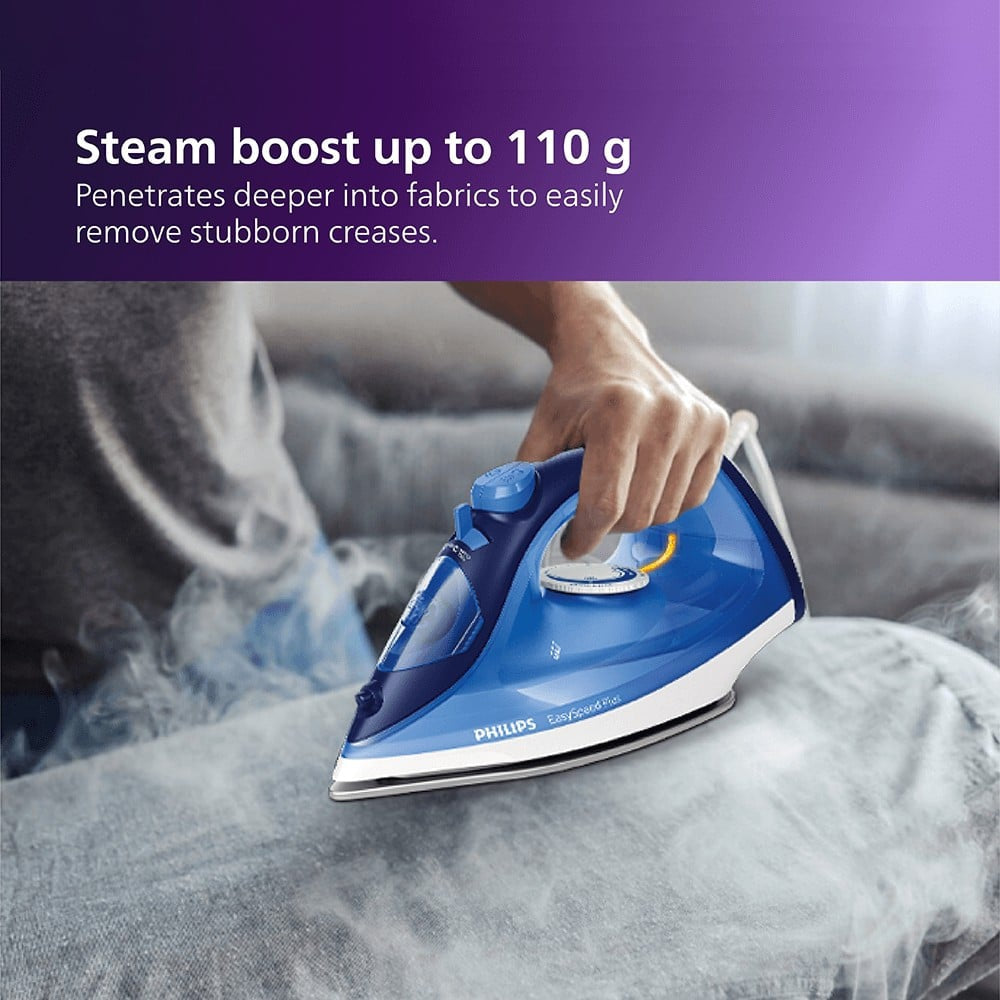 Philips Domestic EasySpeed Plus Steam Iron 2200W (Blue) : 1 unit