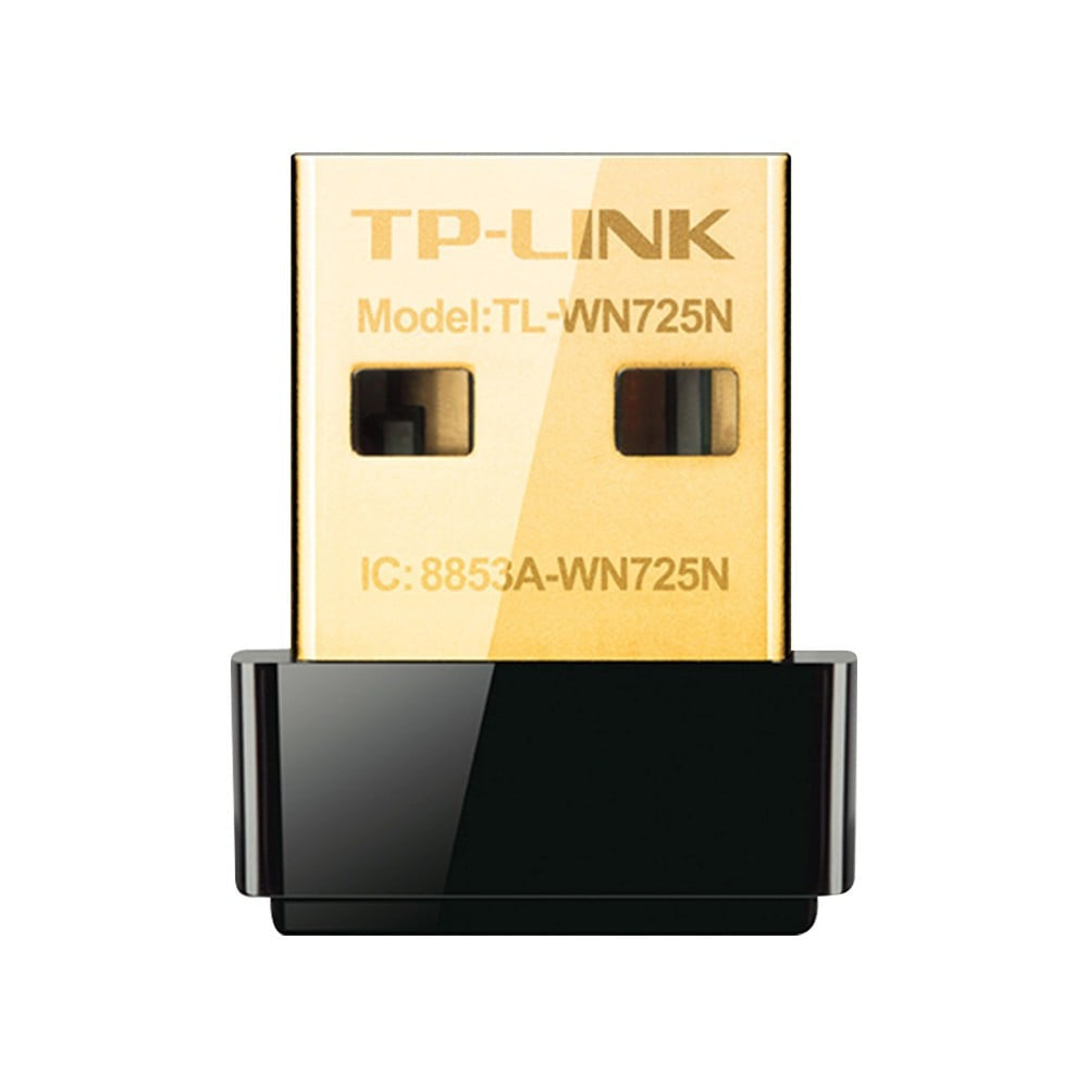TP-LINK TL-WN725N Nano Wireless Wi-Fi USB Adapter 150Mbps (Black) : 1 unit
