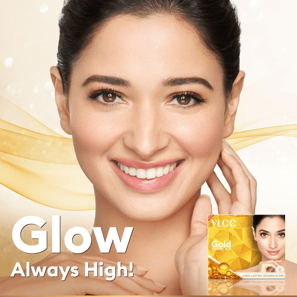 VLCC Gold Facial Kit For Luminous & Radiant Complexion - Pack of 2 : 2 x 60 g