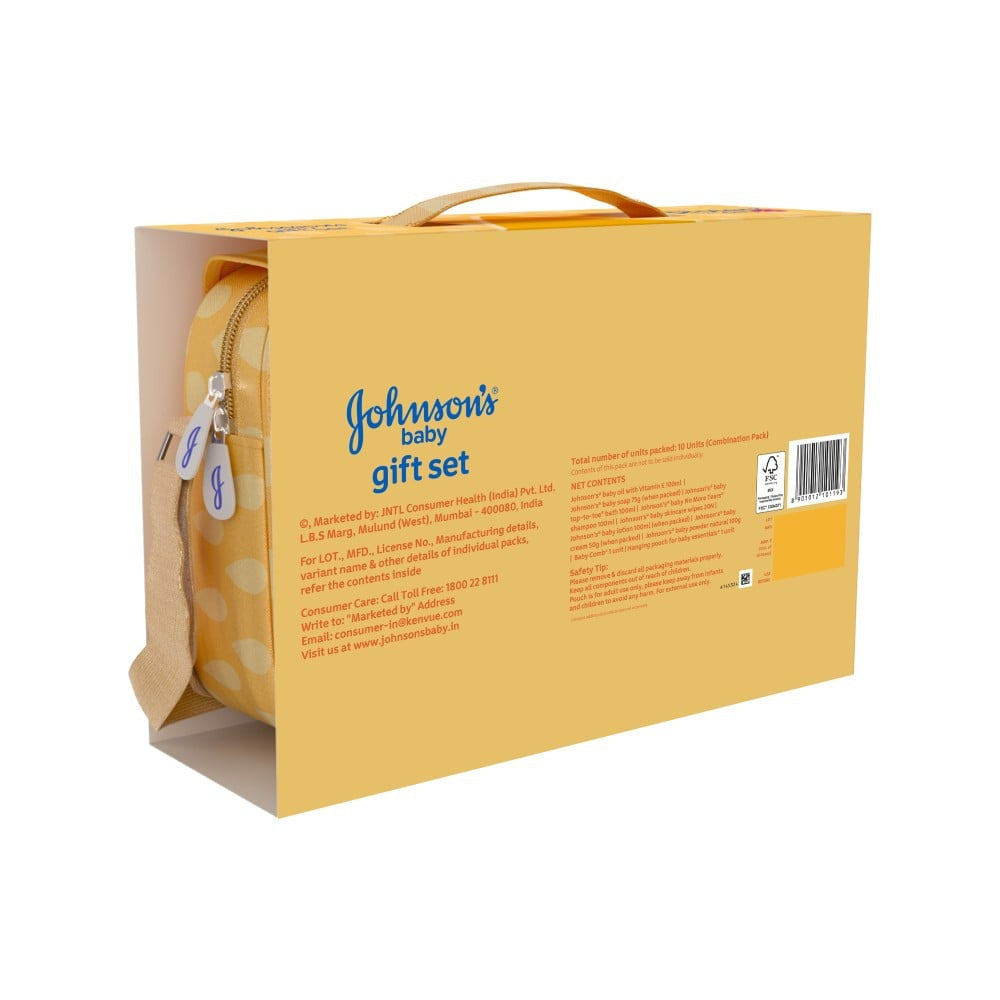 Johnson's Bath & Skin Care Baby Gift Set : 1 pack (10 pieces)