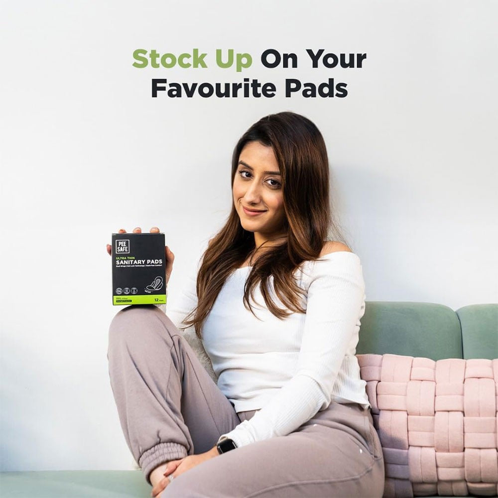 Pee Safe Ultra Thin Sanitary Pads : 30 pieces