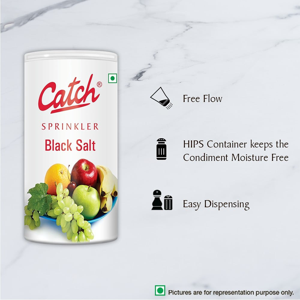 Catch Sprinklers - Black Salt (Kala Namak) : 200 g