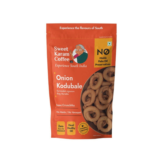 Sweet Karam Coffee Onion Kodubale/ Chakli, - No Palm Oil : 95 g