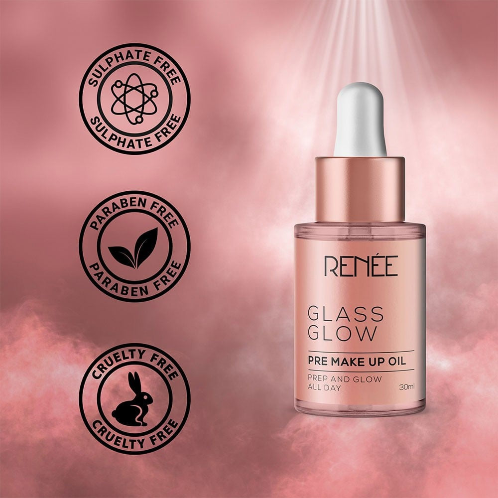 Renee Glass Glow Pre Make Up Oil Primer : 30 ml