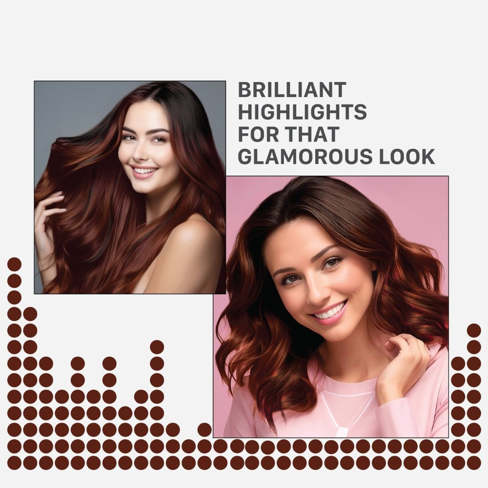 Streax Highlighting Hair Colour Kit (Latte Brown) : 1 pack