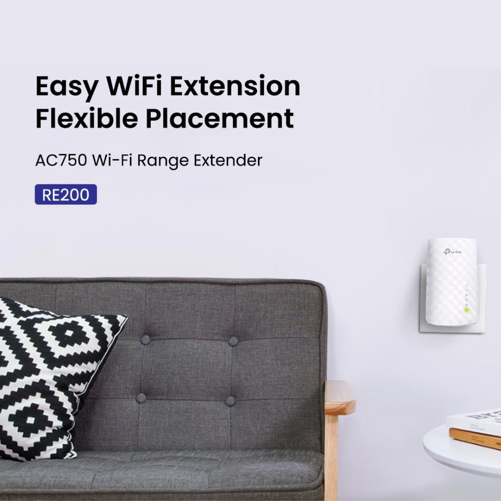 TP-LINK Wi-Fi Range Extender Signal Booster (AC750) : 1 unit