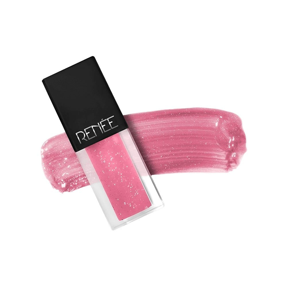 Renee See Me Shine Lip Gloss (Pink Pow-Wow) + See Me Shine Lip Gloss (Pucker Up Peach) Combo : 2.5 ml + 2.5 ml