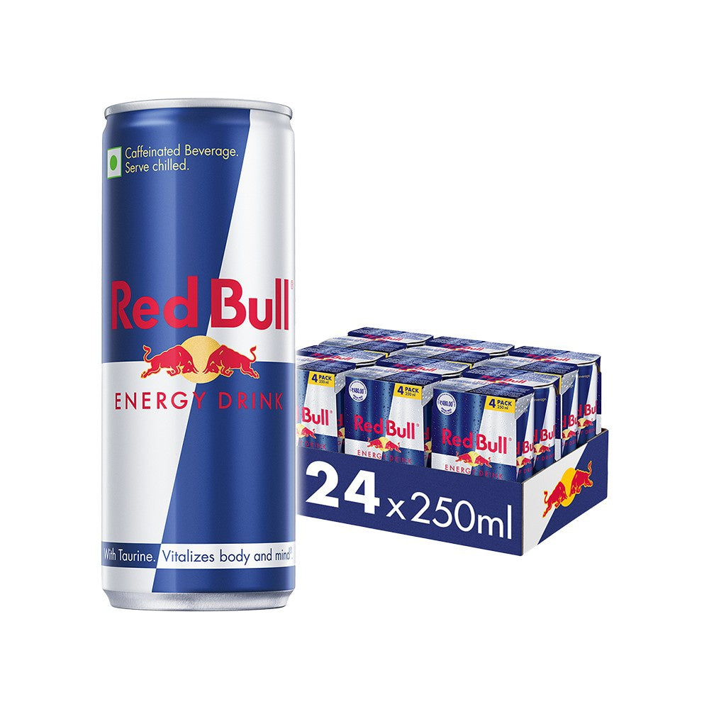 Red Bull Energy Drink (4 x 250 ml) - Pack of 6 : 6 x 4 x 250 ml