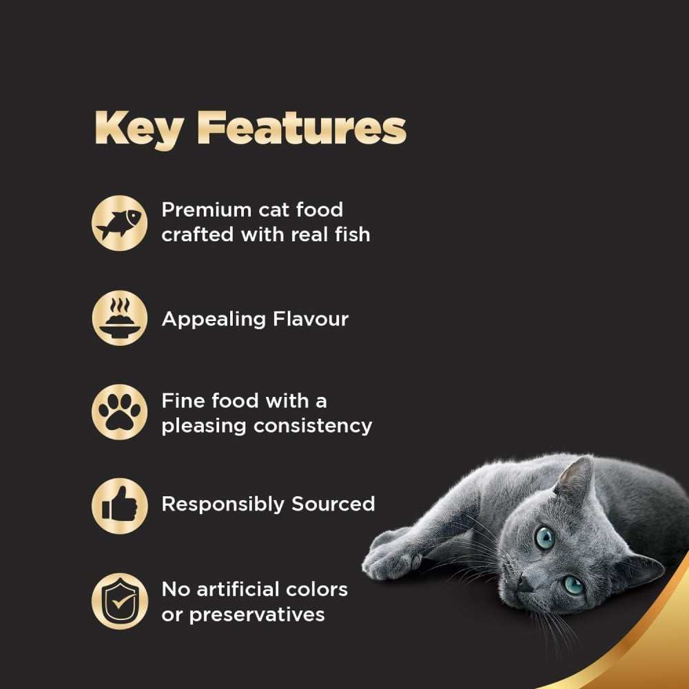 Sheba Deluxe - Tuna Fillets & Whole Prawn in Gravy Wet Cat Food - Pack of 2 : 2 x 85 g