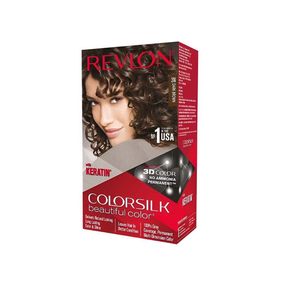 Revlon Colorsilk Hair Colour with Keratin (Dark Brown) : 1 pack