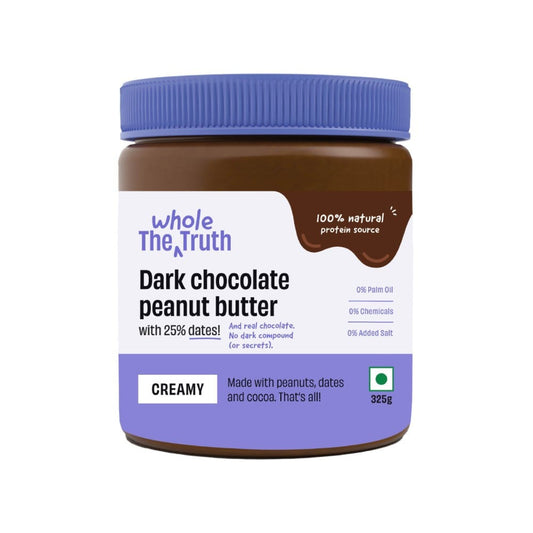 The Whole Truth Dark Chocolate Creamy Peanut Butter : 325 g