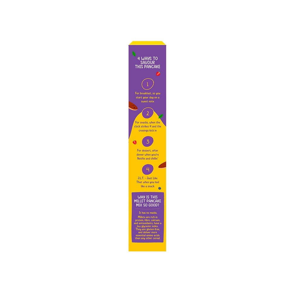 Yoga Bar Dark Chocolate Pancake Mix (No Maida, No Preservatives) : 150 g