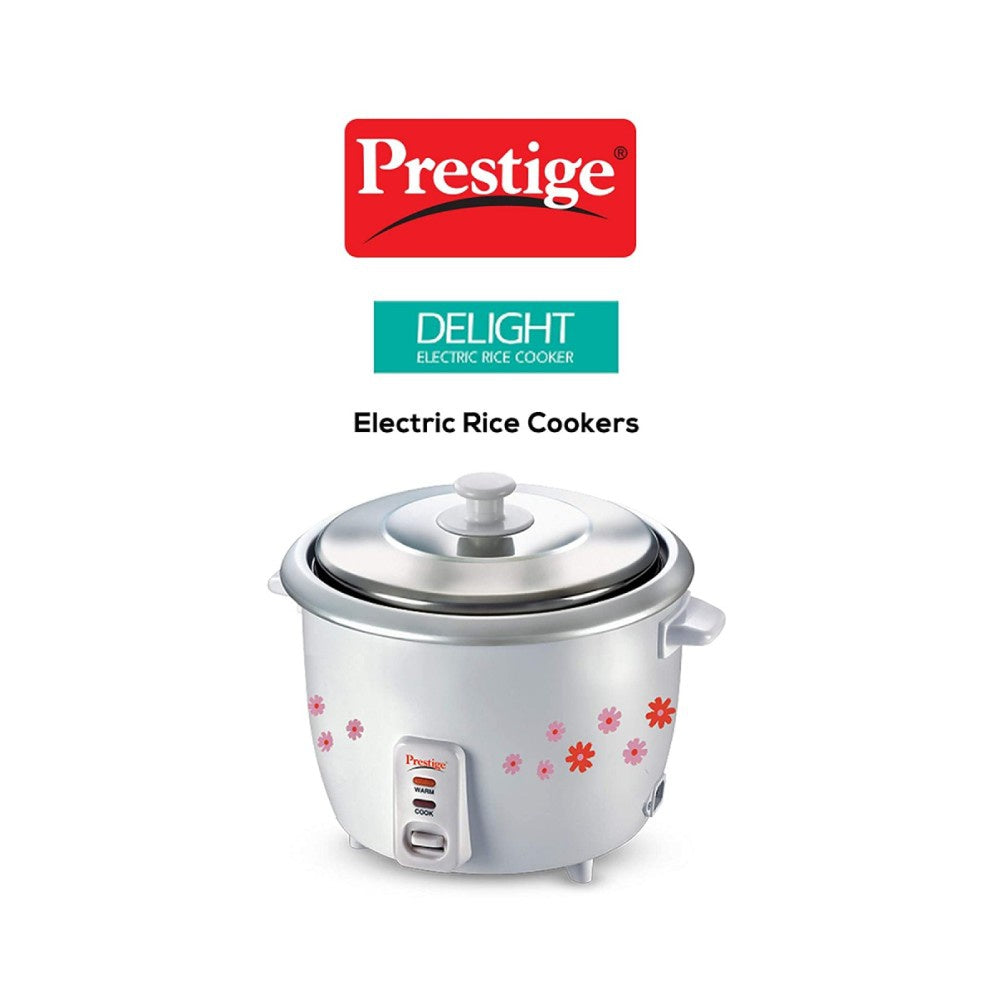 Prestige Electric Rice Cooker (700W, Prwo 1.8-2 Double Pot, White) : 1 unit