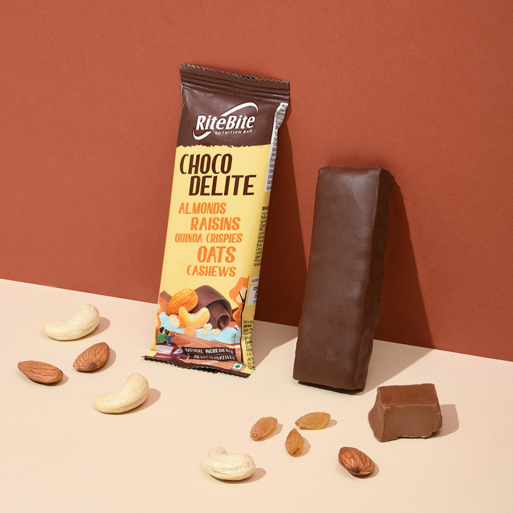 RiteBite Choco Delite 4g Protein Bar - Pack of 2 : 2 x 40 g