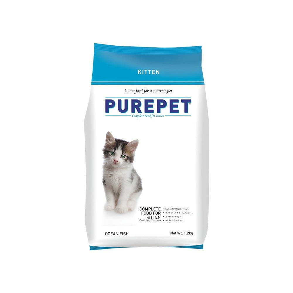 PurePet Ocean Fish Dry Kitten Food (Kitten) : 1.2 kg
