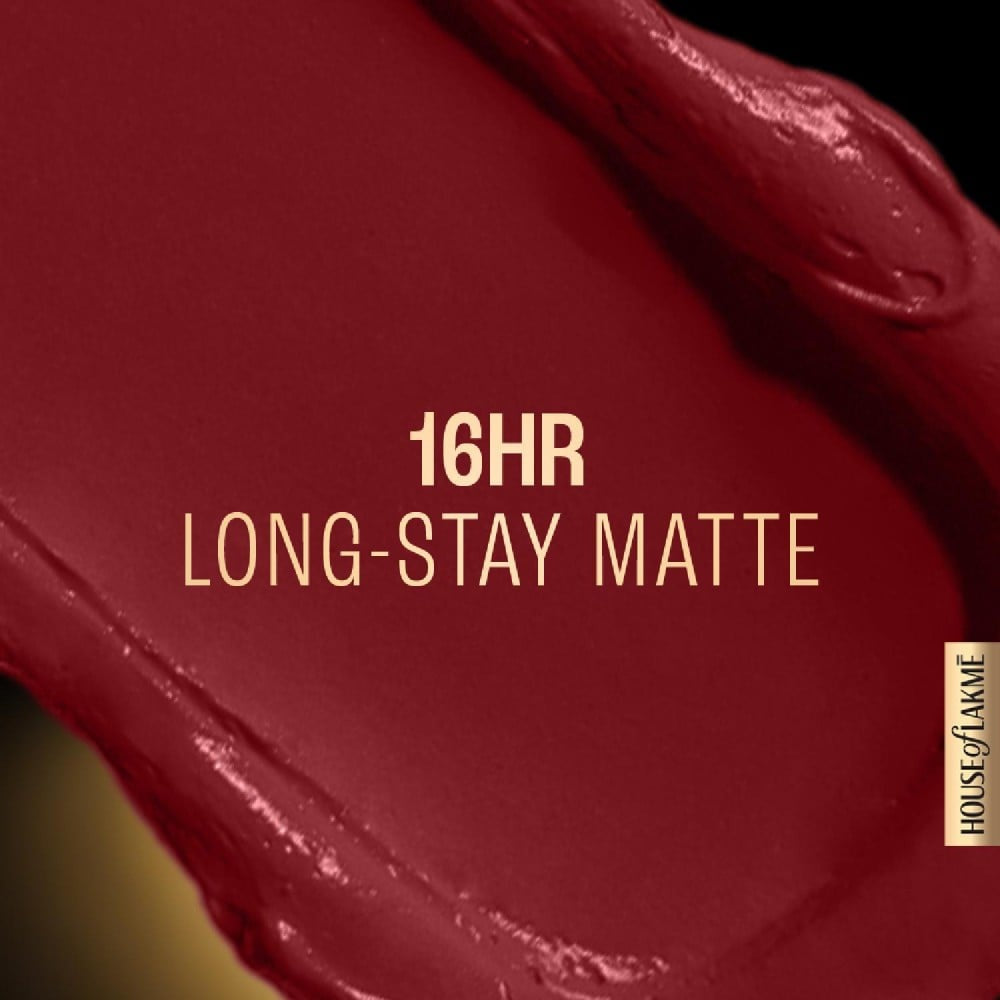 Lakme Forever Matte Liquid Lip Colour (Crimson Rose) : 5.6 ml